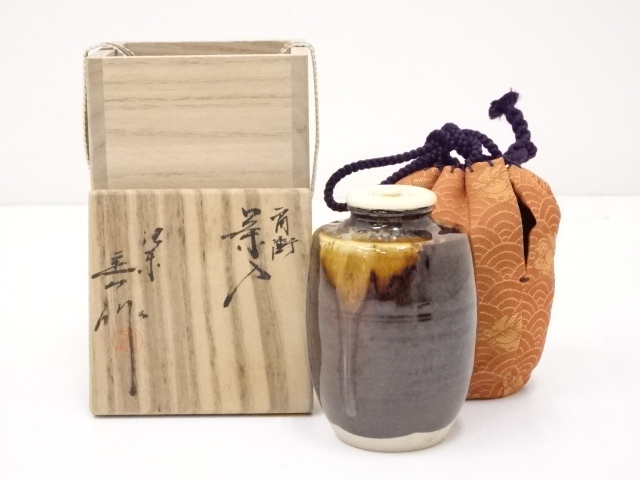 道具 ] - 道具 京焼 桶谷定一造 肩衝茶入 □z | ネットショップ圭